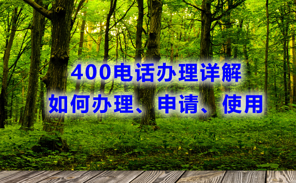 400電話辦理詳解，如何辦理申請使用
